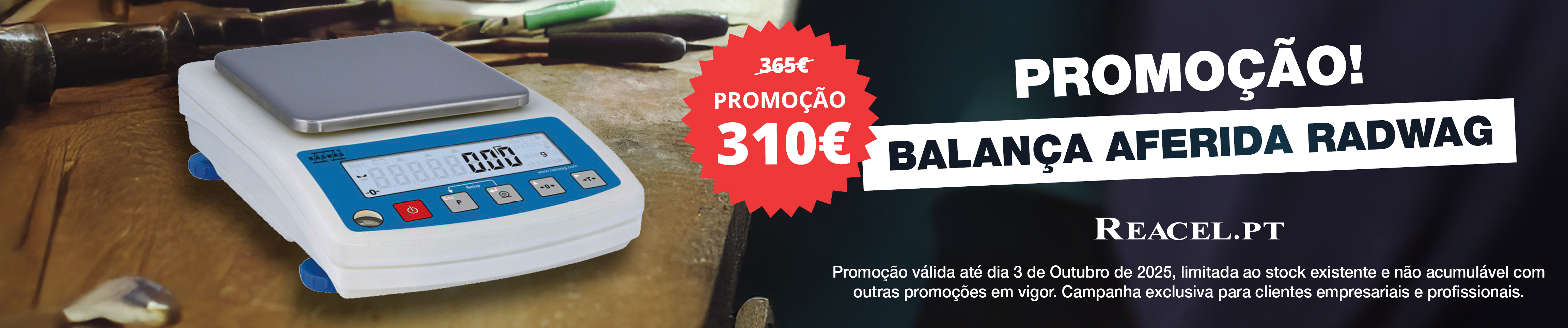 Promoção Balança Radwag Small